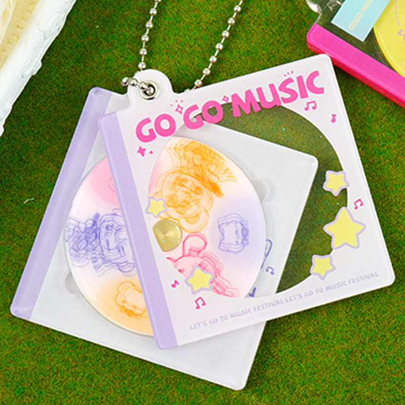 Custom Changeable CD Keychains