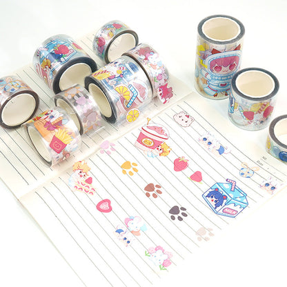 Custom Clear PET Transparent Washi Tape