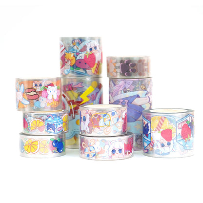 Custom Clear PET Transparent Washi Tape