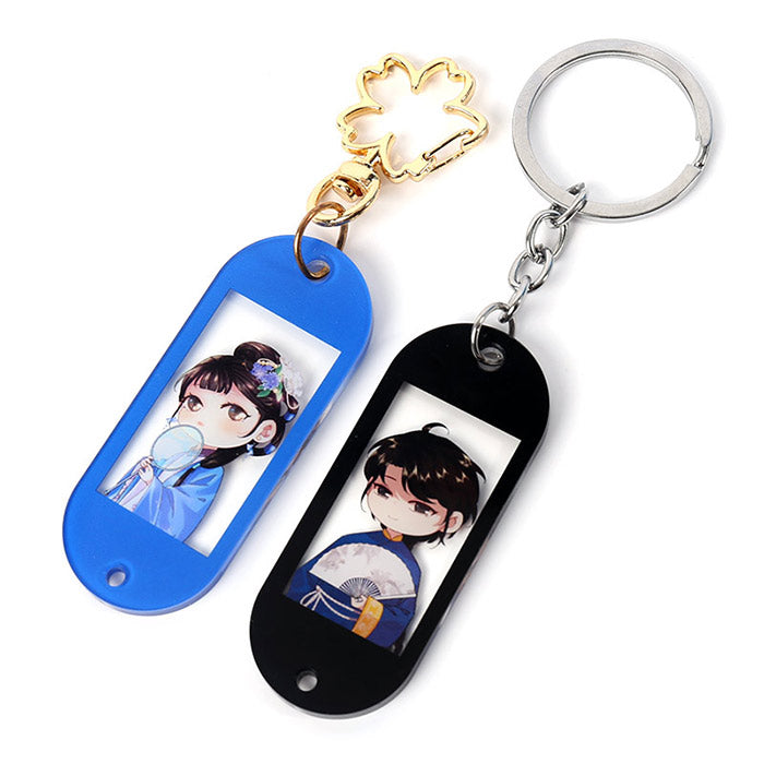 CustomColorfulHotelMotelAcrylicKeychains-nova-2