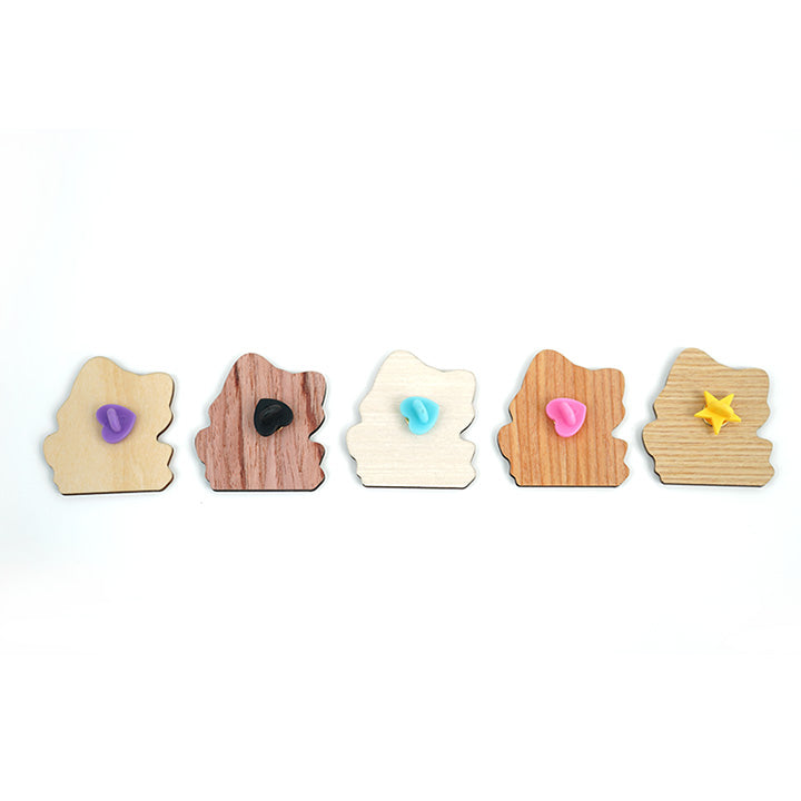 CustomSyntheticWoodenPinsBadges